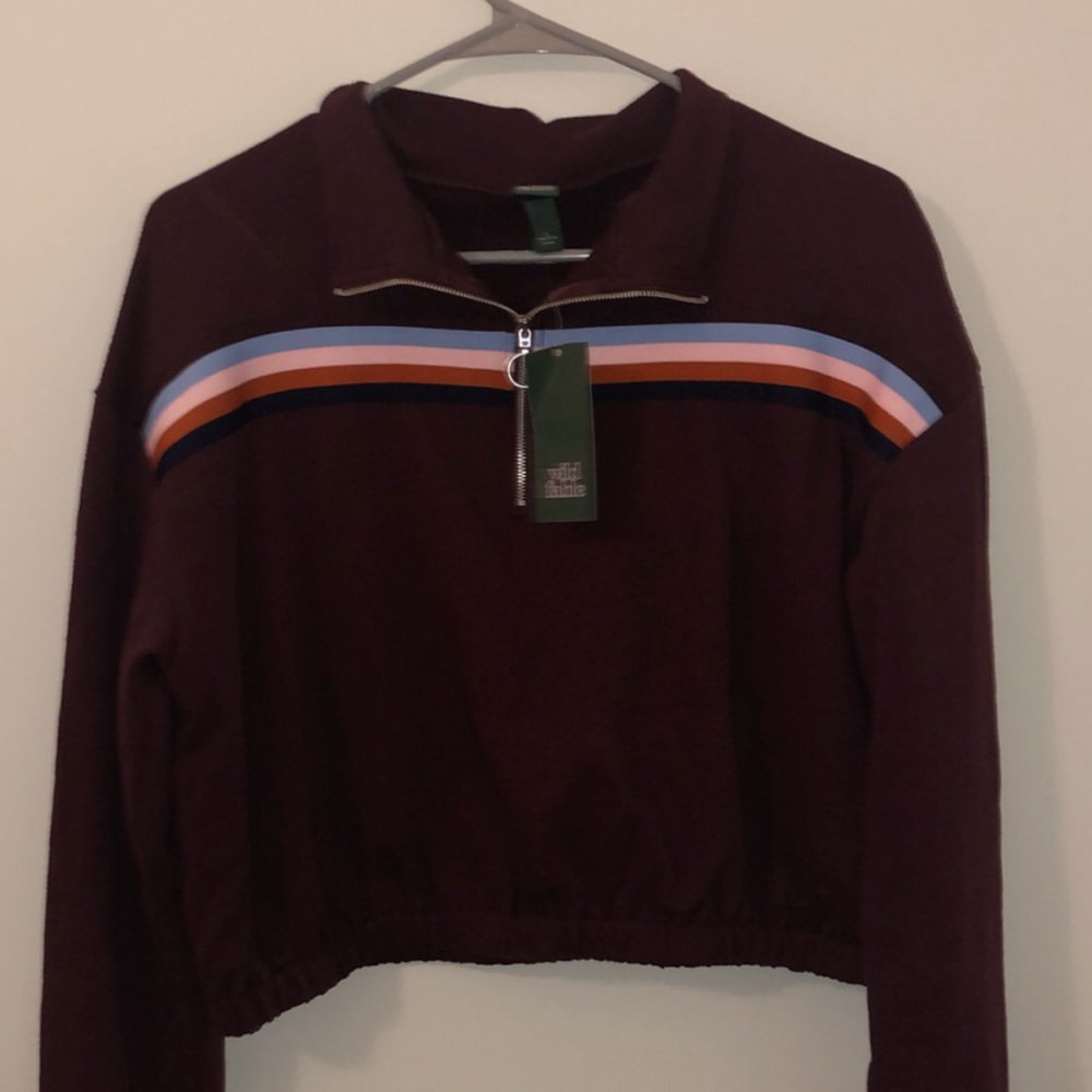 Wild Fable Cropped Half Zip